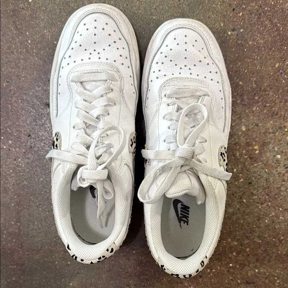 Nike White Perforated Sneakers